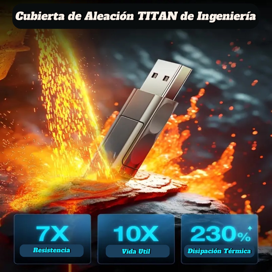 Cubierta de aleación TITAN resistente